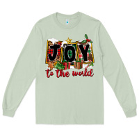 Matcha Joy To The World Long Sleeve Tee - FaDigitalArtStudio