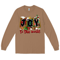 Toasted Coconut Joy To The World Long Sleeve Tee - FaDigitalArtStudio