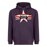 Plum Old Rock 1976 Clash Heavyweight Hoodie - PixelFlow