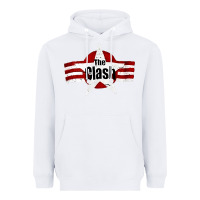 White Old Rock 1976 Clash Heavyweight Hoodie - PixelFlow