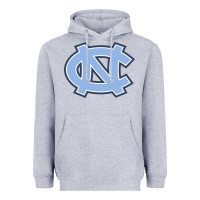 Heather Grey unc tar heels Heavyweight Hoodie - PixelFlow