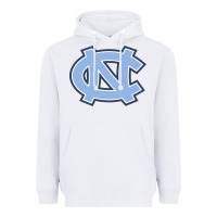 White unc tar heels Heavyweight Hoodie - PixelFlow