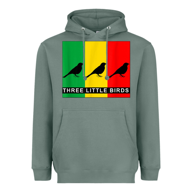 Three Little Birds Heavyweight Hoodie by PixelFlow | Teevron