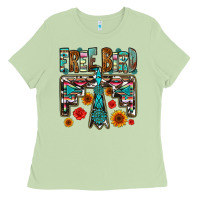 Matcha western free bird Ladies Tee - OliviaCreatesArt