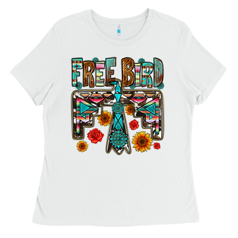 Western Free Bird Ladies Tee by OliviaCreatesArt | Teevron
