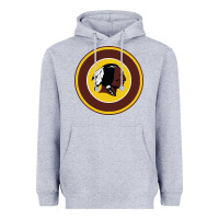 Heather Grey the indian red skins clasic Heavyweight Hoodie - PixelFlow