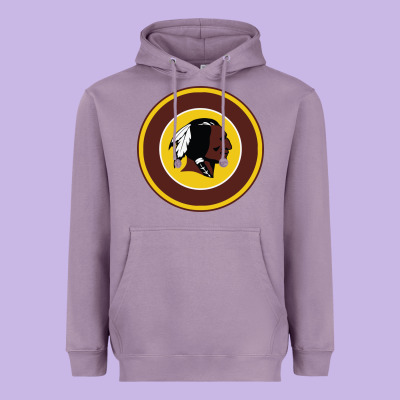 The Indian Red Skins Clasic Heavyweight Hoodie Designed By Pixelflow