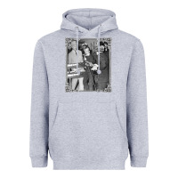 Heather Grey Lee Harvey Oswald and the Jack Ru Heavyweight Hoodie - PixelFlow