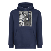 Navy Lee Harvey Oswald and the Jack Ru Heavyweight Hoodie - PixelFlow