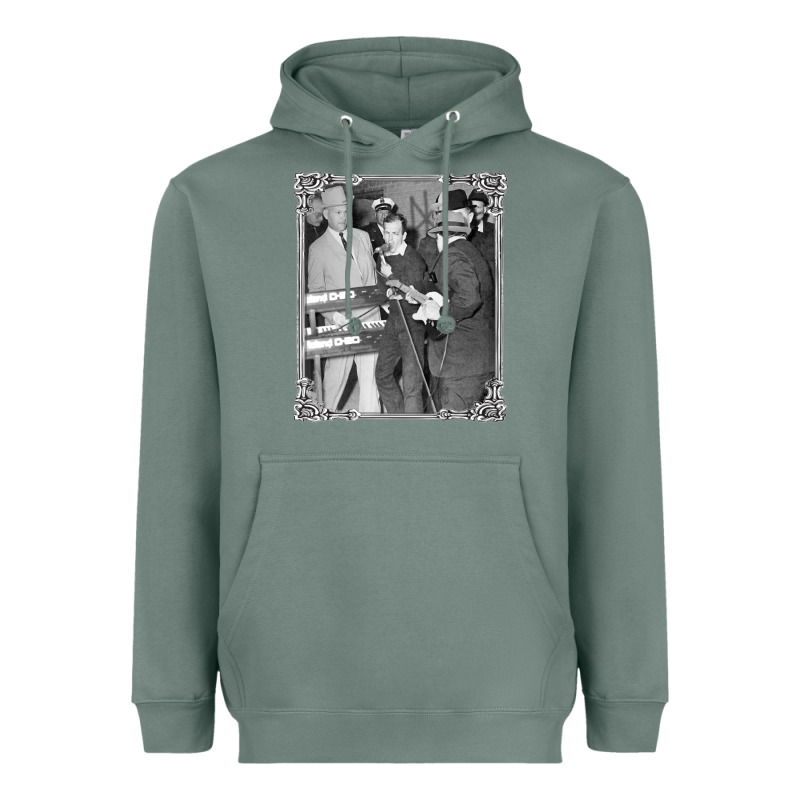 Lee Harvey Oswald And The Jack Ru Heavyweight Hoodie by PixelFlow | Teevron