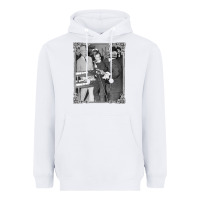 White Lee Harvey Oswald and the Jack Ru Heavyweight Hoodie - PixelFlow