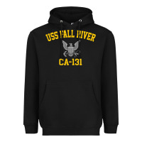 Black uss fall river ca 131 Heavyweight Hoodie - PixelFlow