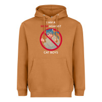 Meerkat i am a mom against cat boys Heavyweight Hoodie - PixelFlow