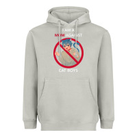 Moon Dust i am a mom against cat boys Heavyweight Hoodie - PixelFlow