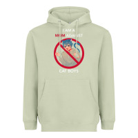 Matcha i am a mom against cat boys Heavyweight Hoodie - PixelFlow