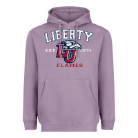 Lavender liberty university flames football lynchburg virginia sparky the eagle Heavyweight Hoodie - PixelFlow