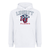 White liberty university flames football lynchburg virginia sparky the eagle Heavyweight Hoodie - PixelFlow