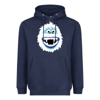 Navy bumble face Heavyweight Hoodie - PixelFlow