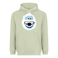 Matcha bumble face Heavyweight Hoodie - PixelFlow