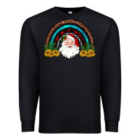 Black santa rainbow Premium Sweatshirt - JahusDesignShop