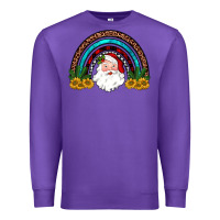 Purple santa rainbow Premium Sweatshirt - JahusDesignShop