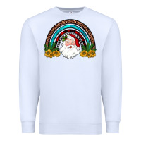 White santa rainbow Premium Sweatshirt - JahusDesignShop