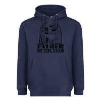 Navy Gary Plauche Heavyweight Hoodie - PixelFlow