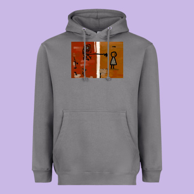 It’s Always Sunny Painting Heavyweight Hoodie Designed By Pixelflow