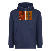 Navy It’s Always Sunny Painting Heavyweight Hoodie - PixelFlow