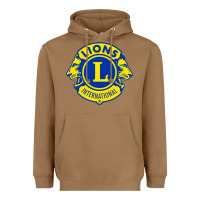 Toasted Coconut lions clubs international classic Heavyweight Hoodie - PixelFlow