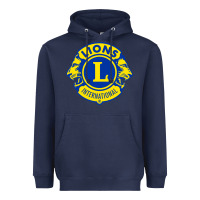 Navy lions clubs international classic Heavyweight Hoodie - PixelFlow