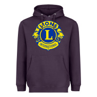 Plum lions clubs international classic Heavyweight Hoodie - PixelFlow