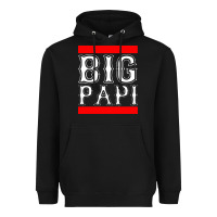 Black big papi Heavyweight Hoodie - PixelFlow