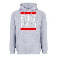 Heather Grey big papi Heavyweight Hoodie - PixelFlow