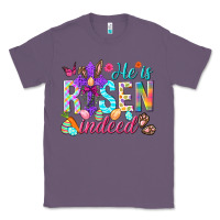 Lavender He is risen indeed Happy Easter Day Classic Tee - HowdyJamesFarm