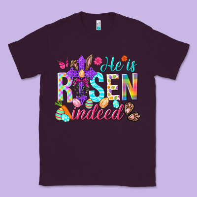He Is Risen Indeed Happy Easter Day Classic Tee Designed By Howdyjamesfarm