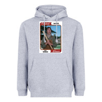 Heather Grey Wendy torrance vinatge baseball card Heavyweight Hoodie - PixelFlow