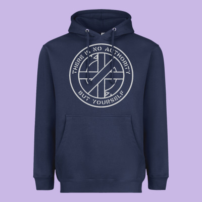 Crass   There Is No  Authority But Yourself Classic Heavyweight Hoodie Designed By Pixelflow