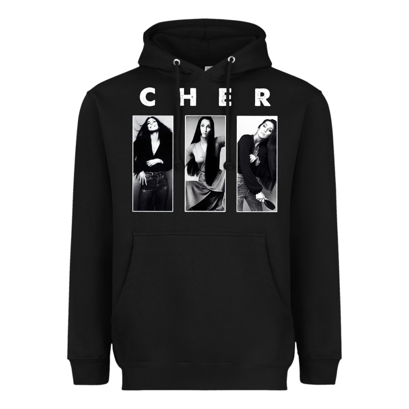 Cher, Cher Heart Of Stone, Cher Cher Cher Cher Cher, Cher Cher Cher Ch Heavyweight Hoodie by PixelFlow | Teevron