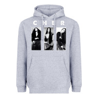 Heather Grey Cher, Cher Heart of Stone, Cher Cher Cher Cher Cher, Cher Cher Cher Ch Heavyweight Hoodie - PixelFlow