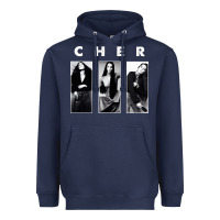 Navy Cher, Cher Heart of Stone, Cher Cher Cher Cher Cher, Cher Cher Cher Ch Heavyweight Hoodie - PixelFlow