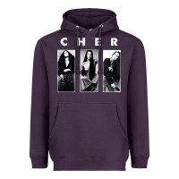 Plum Cher, Cher Heart of Stone, Cher Cher Cher Cher Cher, Cher Cher Cher Ch Heavyweight Hoodie - PixelFlow