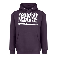 Plum naughty by nature Heavyweight Hoodie - PixelFlow