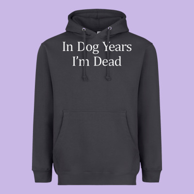 In Dog Years I'm Dead Heavyweight Hoodie Designed By Pixelflow