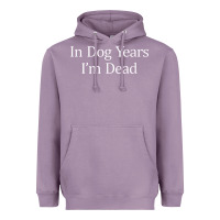 Lavender in dog years i'm dead Heavyweight Hoodie - PixelFlow