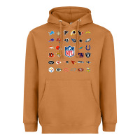 Meerkat american football team collage    wall art Heavyweight Hoodie - PixelFlow