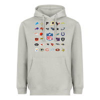 Moon Dust american football team collage    wall art Heavyweight Hoodie - PixelFlow
