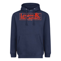 Navy lennon & mccartney Classic Heavyweight Hoodie - PixelFlow
