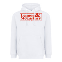 White lennon & mccartney Classic Heavyweight Hoodie - PixelFlow