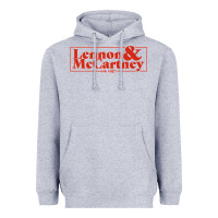 Heather Grey lennon & mccartney Classic Heavyweight Hoodie - PixelFlow
